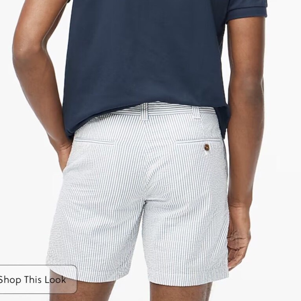 J.Crew 7" seersucker chino short - Picture 3 of 12
